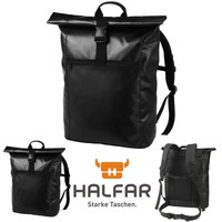  KURIERRUCKSACK LKW Plane  HF3908 Kuriertasche Tasche SCHWARZ Schule Beruf (02)