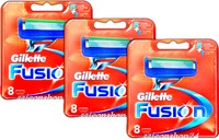 24 Gillette Fusion Rasierklingen / Klingen NEU & ORIGINAL !!!