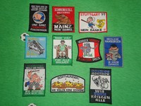 10 Anti Aufnäher Gemischt B für die Fan Kutte neu