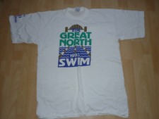 Rare Official Great North Swim T Shirt 1993. Size L