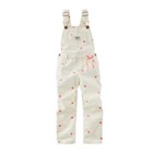 OshKosh Girl's Pink Heart Embroidered Twill Overalls Sz 3T 4T 