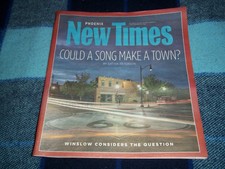 The Eagles 9-22-2016 Phoenix,Az New Times magazine Winslow Arizona Take It Easy