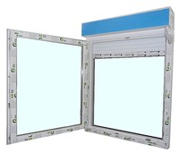 Fenster - Kunststofffenster - 1000x1350 m. Rollladen - Rolladen - Drutex S.A.