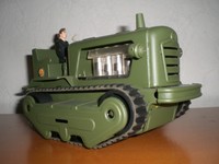 MSB Raupe Armee Ausführung ,funktionstüchtig!DDR Spielzeug, Blechspielzeug,NVA