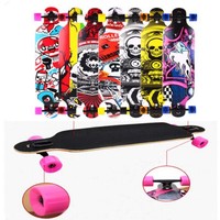 Skateboard LONGBOARD SKATEBOARD Komplettboard Cruiserboard Skater bis 100kg TOLL