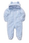 NWT Baby Boy Carters Blue Sherpa Pram Bunting Snowsuit 6 M NEW Free Shipping!
