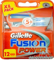 24 Stück Gillette FUSION POWER Rasierklingen / Klingen