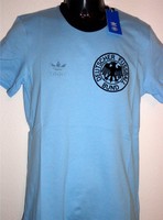 DEUTSCHLAND DFB 1954 Retro Trikot T-Shirt ADIDAS Herren/Men Größe XS +hellblau+