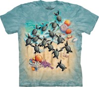Green Turtle Hatchling T Shirt Child Unisex The Mountain