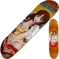 HOOK-UPS "Zerhäckseltem" Skateboard Deck Anime 8.0" x 31.5" Street Park