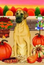 Garden Indoor/Outdoor Autumn Flag - Great Dane (Tp) 670201