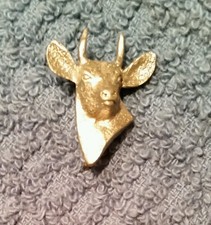 Spike Buck Deer fine pewter pin hand-crafted outdoors whitetail mule
