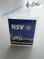 Hamburger SV Fanartikel HSV Geschenkkarte mit Sound Geburtstag Weihnachten neu