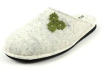 ROHDE  Damen Pantoffel  Hausschuh  FILZ  offwhite  LEICHT  6030-01  WEITE G