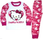 Girls Hello Kitty Butterfly Pajama Set Optional Hair Accessories for Ages 2 to 7