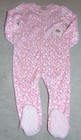 ~NWT Girls JUICY COUTURE Leopard Print Fleece Footed Pajamas! Size 24 Months:)
