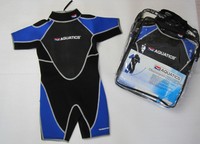 =AQUATICS=WASSERSPORT NEOPREN ANZUG=FÜR ERWACHSENE=SHORTY=NEU=Gr.S+M+XL=SCHWARZ