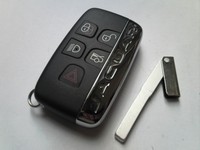 GENUINE JAGUAR XK8 XK XJ XJR ETC (RF TYPE) 5BTN SMART REMOTE ALARM UNCUT KEY FOB