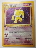 Hypno Holo Rare 8/62 Fossil 1. Editon Pokemon Karten Sammlerstücke