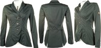 HKM Cavallino Marino Silver Stream Softshell Reitblazer Jacket dunkelblau