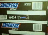 Snickers Mini im Großgebinde 150 x 18 Gr. (0.88 Euro pro 100 gr.)