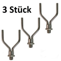 Rutenauflage Rutenhalter Rod Rest Edelstahl Butt Grip Rod Pod Bankstick