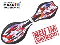 Waveboard MAXOfit® Mini 72 cm "Fire" bis 129 kg mit Leuchtrollen und Tasche