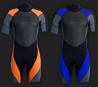 Herren 3mm Shorty Neoprenanzug Tauchanzug Neo XS S M L XL XXL 3XL 4XL 5XL 6XL