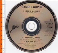 CYNDI LAUPER I Drove All Night REMIX rare 3tr golden5’’CD le zenith cindy CYN C4