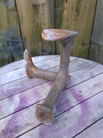 Dreibein,Dreifuß,Modellbau,Werkzeug,Eisen,Sammeln,Schuster,Basteln,Werkstatt