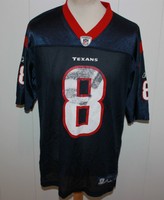 NFL REEBOK TRIKOT MATT SCHAUB JERSEY NO 8 HOUSTON TEXANS  L ON FIELD