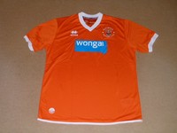 Trikot FC BLACKPOOL Home 2014-15, Errea, L, neu, ovp