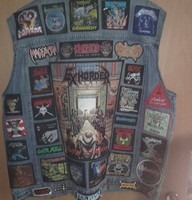 Metal Kutte,xxl,Rare Aufnäher,66 Aufnäher,Slayer,Iron  Maiden,old school