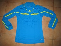 Adidas REFEREE JERSEY Schiedsrichter Trikot Langarm Longsleeve blau NEU P49174