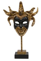 G572: Historisch Venezianische Maske, Der Spaßvogel, Der Narr von Venedig