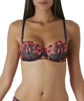 Aubade - Jardin des Delices - BH, Halbschale - paprika