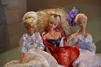 Mattel Barbie Puppen Fahrrad * kleines Konvolut * Rare Antik