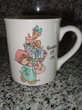 Precious Moments Bundles Of Joy Coffee Mug-Girl With A lot Of Packages