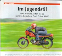 PUCH COBRA 50 GT DATEN FAKTEN TECHNIK HISTORIE BERICHT OP 9 2009