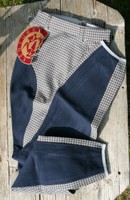 Kentucky Reithose Mexico City kariert marine 76 84 Vollbesatz