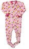 New! size 4 GIRLS CUTE CUPCAKES ONE PIECE FLEECE PAJAMAS PJ'S SLEEPWEAR OUTFIT