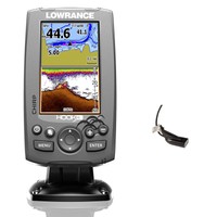 Lowrance Hook 4 Mid/High Down Scan Fischfinder Echolot GPS Combo Festmontage
