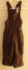 girls size 2/3 BROWN SNOW PANTS SKI BIBS GENERATION ME thick warm SUPER WINTER @