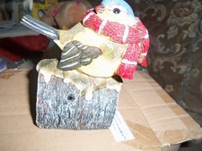 blue tit chiming bird ornament