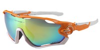 JAWBREAKER Sunglasses Orange w/Fire IRIDIUM LENS...ALL JAW BREAKER