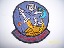 USAF-SURFACE TO AIR MISSILE SA-2 FLIGHT EXAMINER VIETNAM WAR PATCH- CHEESECLOTH