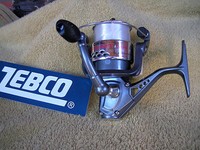 ZEBCO Große Angelrolle Größe 5000  kompl. mit Schnur 