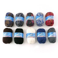 Sockenwolle Strumpfwolle Wolle Super Wash 4-fädig uni + multi 75 % Schurwolle