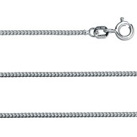 Juwelier Flach Panzer Kette Stärke 1,1 mm aus Echt Gold 585 (14 KT) Weißgold Neu