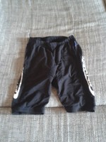 Herren Rennradhose Größe L - schwarz mit seitlich weißem Schriftzug